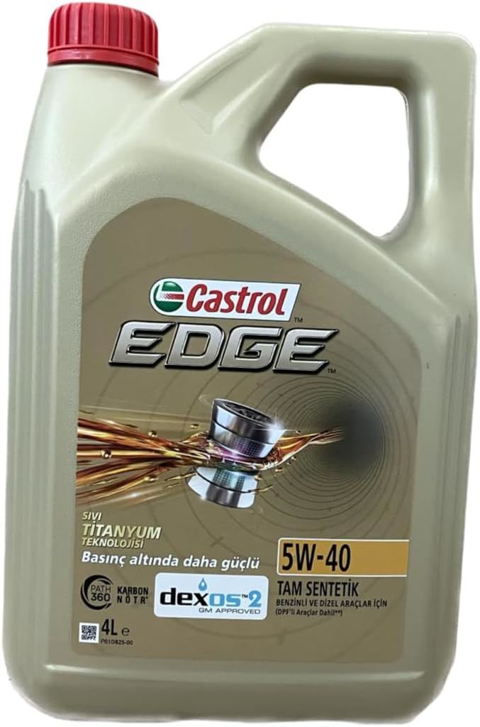 CASTROL EDGE 5W/40 4 LİTRE GM DEXOS 2