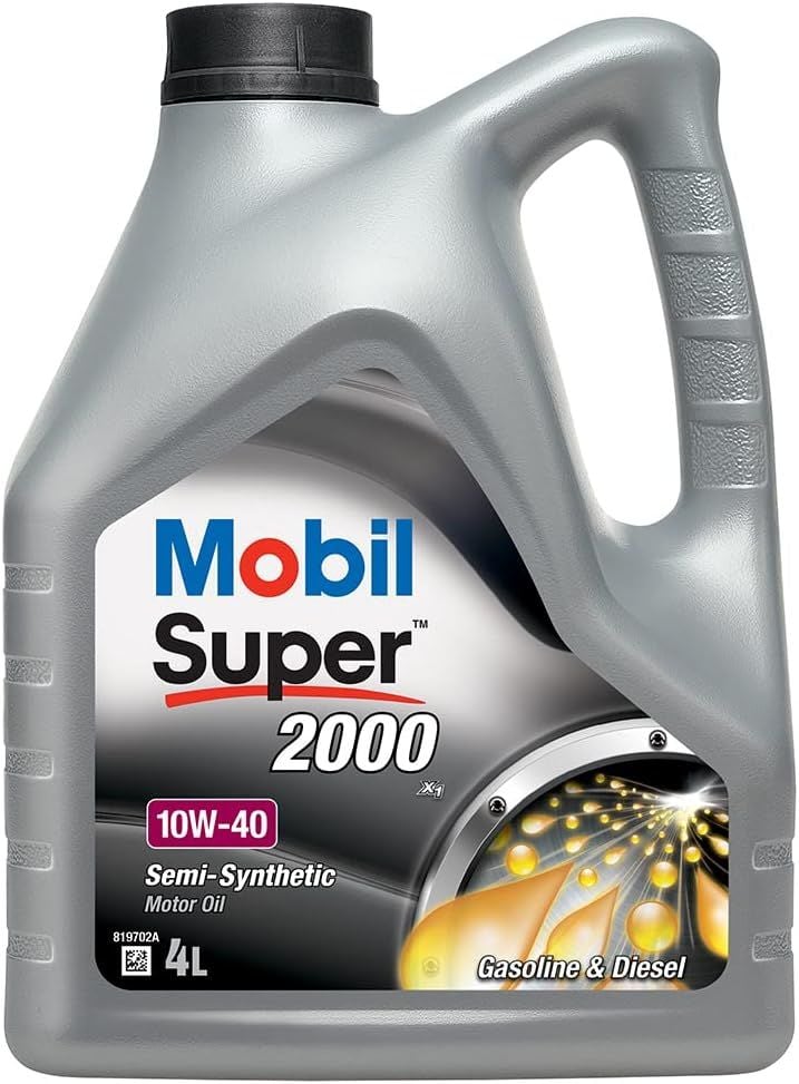MOBİL SUPER 2000 X1 10W-40 MOTOR YAĞI BENZİN+LPG+DİZEL 4 L